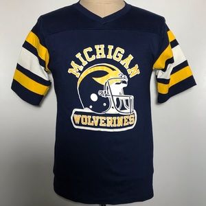 University of Michigan Jersey vintage USA M -1218G